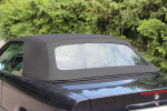 Potah střechy střecha BMW E36 Cabrio materiál textilní sonnenland černá, vyměnitelné zadní okno na zip